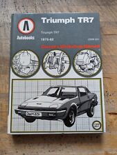Triumph tr7 owners for sale  LITTLEHAMPTON