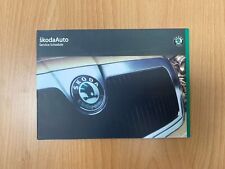 Skoda service book for sale  ABBOTS LANGLEY