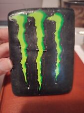 Adesivo Monster Energy Drink logotipo decalque em uma carteira pequena preta  comprar usado  Enviando para Brazil