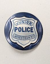 Jamestown New York Junior Police Vintage Mini Lapel Pin Brooch Blue for sale  Shipping to South Africa