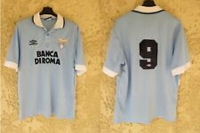 Maillot S.S LAZIO ROME 1995 vintage maglia UMBRO BOKCIS n°9 home shirt jersey L d'occasion  Nîmes