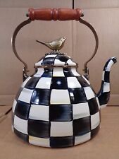 black white tea kettle for sale  Seneca Falls