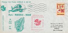 1er vol postal d'occasion  Longeville-sur-Mer