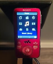 Sony Walkman NWZ-E436F - 4GB - czerwony - cyfrowy odtwarzacz multimedialny - działa!, używany na sprzedaż  Wysyłka do Poland