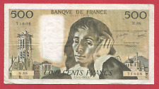 Billet 500 francs d'occasion  Villeneuve-de-Berg