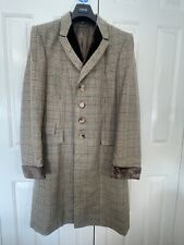 tweed overcoat for sale  HUNTINGDON