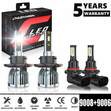 Farol combo Hi/Lo + lâmpadas de neblina para Ford Mustang 2007-2012 6000K comprar usado  Enviando para Brazil