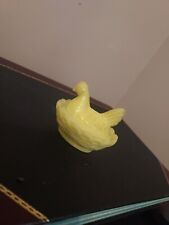 Miniatura vintage de vidro leitoso amarelo Westmoreland galinha no ninho adega de sal comprar usado  Enviando para Brazil