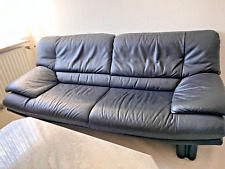 Schwarzleder zweisitzer sofa gebraucht kaufen  Mittelfeld