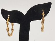 9ct gold creole earrings for sale  RUGBY