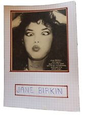 Autographe jane birkin d'occasion  Trappes