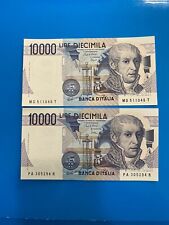 Coppia 10000 lire usato  Palermo