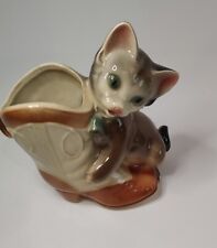 Bota caubói gatinho gato Royal Copley anos 50 plantador Windsor Spaulding cerâmica década de 1950 comprar usado  Enviando para Brazil