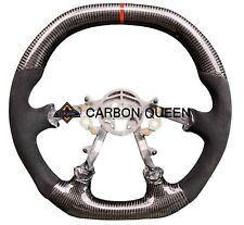 Usado, Volante de fibra de carbono real para Chevrolet Corvette C5 Z06 97-04 topo plano comprar usado  Enviando para Brazil