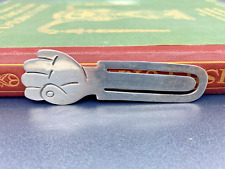 Marcador de página de marcador de prata esterlina 925 marcado México TL - 92 em forma de palma 16g comprar usado  Enviando para Brazil