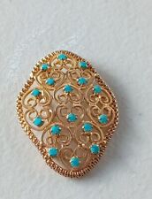 Vintage turquoise gold for sale  PERTH