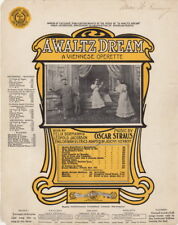 Love's Roundelay, a Waltz Dream A Viennese Operette, partituras vintage de 1908, usado comprar usado  Enviando para Brazil