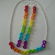Infinity rainbow necklace for sale  LINCOLN