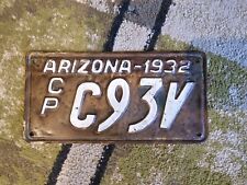 1932 Arizona Copper License Plate for sale  Shipping to South Africa