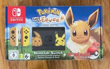 Nintendo Switch Konsole Pikachu & Evoli Edition Pokemon Let´s go Evoli! in OVP comprar usado  Enviando para Brazil