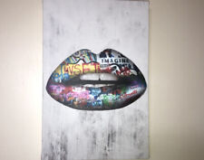 lip picture print canvas for sale  Clifton