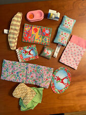 Used, FISHER PRICE LOVING FAMILY DOLLHOUSE ACCESSORY LOT  pillows / rugs / chair cover for sale  Shipping to South Africa