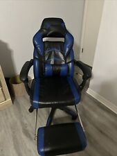 chair leather recliner blue for sale  Kenner