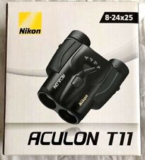 Usado, Binoculares Nikon Aculon T11 8-24X25 con caja, correa, estuche y libros de instrucciones segunda mano  Embacar hacia Mexico