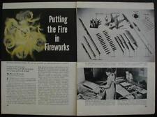 Used, FIREWORKS Pyrotechnic Factory 1950 UNEXCELLED pictorial for sale  Shipping to South Africa