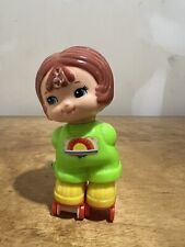 VINTAGE 1979 TOMY Kid-A-Long WIND-UP BABY Kid Roller Skates Rainbow WORKS for sale  Shipping to South Africa