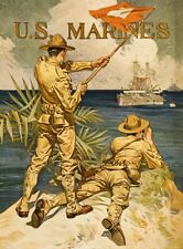 Vintage marines poster for sale  Kerrville
