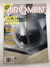 Air Combat Magazine 1991 Sea Harriers HMS Ark Royal RAF Forces to Gulf Navy Ejec comprar usado  Enviando para Brazil