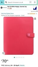 Original filofax coral for sale  WALTHAM CROSS