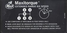 Mack maxitorque speed for sale  Schnecksville