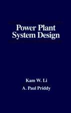 Projeto de sistema de usina de energia por Li, Kam W.; Priddy, A. Paul comprar usado  Enviando para Brazil