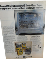 General Electric 1972 hornos autolimpiables electrodomésticos vintage anuncio impreso segunda mano  Embacar hacia Argentina