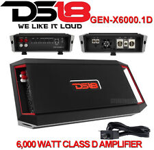 DS18 6000 Watt Mono Amplifier Class D Monoblock Car Subwoofer Amp GEN-X6000.1D for sale  Shipping to South Africa