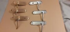 DOOR HANDLES X SIX BRASS AND CHROME FINISH GOOD CONDITION CARLISLE BRASS  for sale  Shipping to South Africa