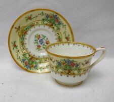 ROYAL WORCESTER china RIVIERA Z13/2 pattern Demitasse Cup & Saucer for sale  Shipping to Canada