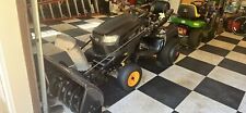 craftsman pro 54” series lawn tractor with snow blower attachment and accessory, used for sale  Weston