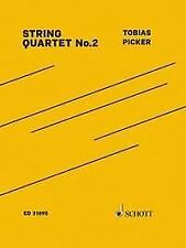 Cuarteto de cuerda No. 2 partituras y piezas partituras Picker, cuarto de cuerda Tobias segunda mano  Embacar hacia Argentina
