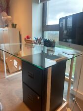 Exquisite glass desk for sale  LONDON