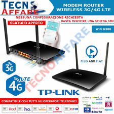 Modem Router 3G 4G LTE Wireless per Scheda Dati Sim WiFi 300N TP-LINK TL-MR6400 na sprzedaż  Wysyłka do Poland