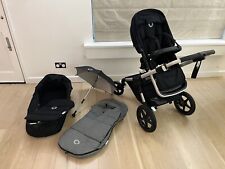Bugaboo Fox 2 Plus Complete Pushchair In Black & Newborn & Toddler Set & Extras for sale  LONDON