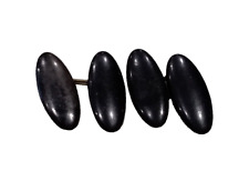 Antique black cufflinks for sale  BANWELL