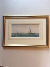 Framed watercolour marine for sale  HALESWORTH