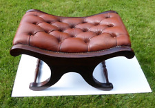 Chesterfield chestnut leather for sale  Shipping to Ireland