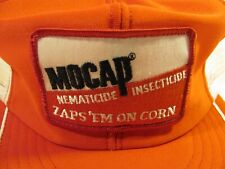 Usado, Chapéu Mocap Masculino Vermelho Fazendeiro Boné Inseticida Zaps Em On Corn Patch Logo Vintage Snaps comprar usado  Enviando para Brazil