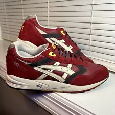 Usado, Zapatillas ASICS Gel-saga Borgoña Blanco Rojo H538L 2599 Para Hombre Talla 10.5 segunda mano  Embacar hacia Argentina