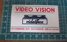 Video vision videoteca usato  Serole
